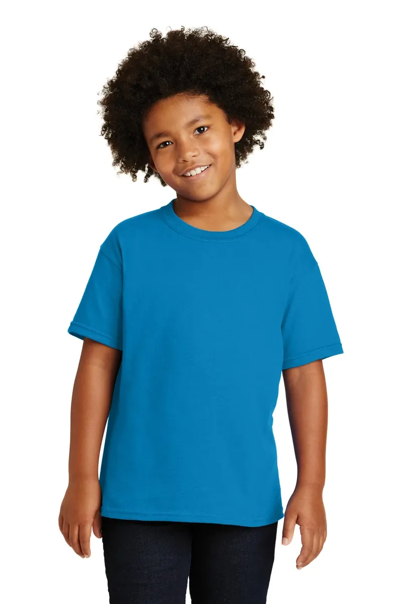 Gildan® - Youth  Heavy Cotton 100% Cotton T-Shirt.  5000B - additional view 17