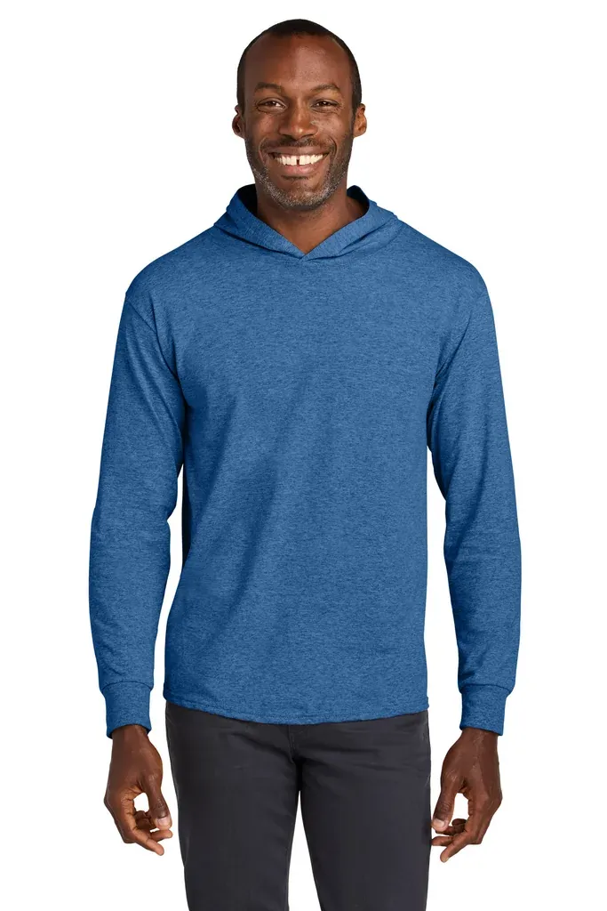 Jerzees Classics Unisex Cotton Long Sleeve Hooded T-Shirt 363LH - additional view 6