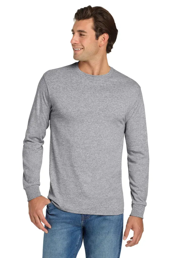 Jerzees® - Dri-Power® 50/50 Cotton/Poly Long Sleeve T-Shirt.  29LS - additional view 23