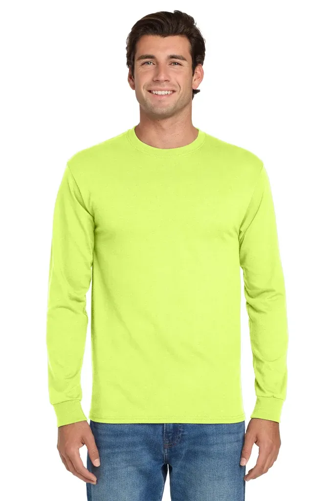 Jerzees® - Dri-Power® 50/50 Cotton/Poly Long Sleeve T-Shirt.  29LS - additional view 1