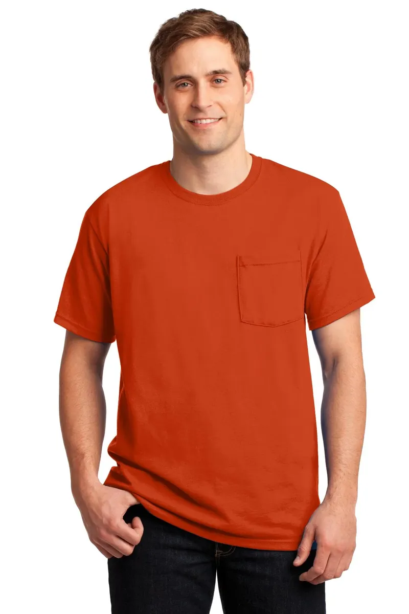 Jerzees® -  Dri-Power® 50/50 Cotton/Poly Pocket T-Shirt.  29MP - additional view 11