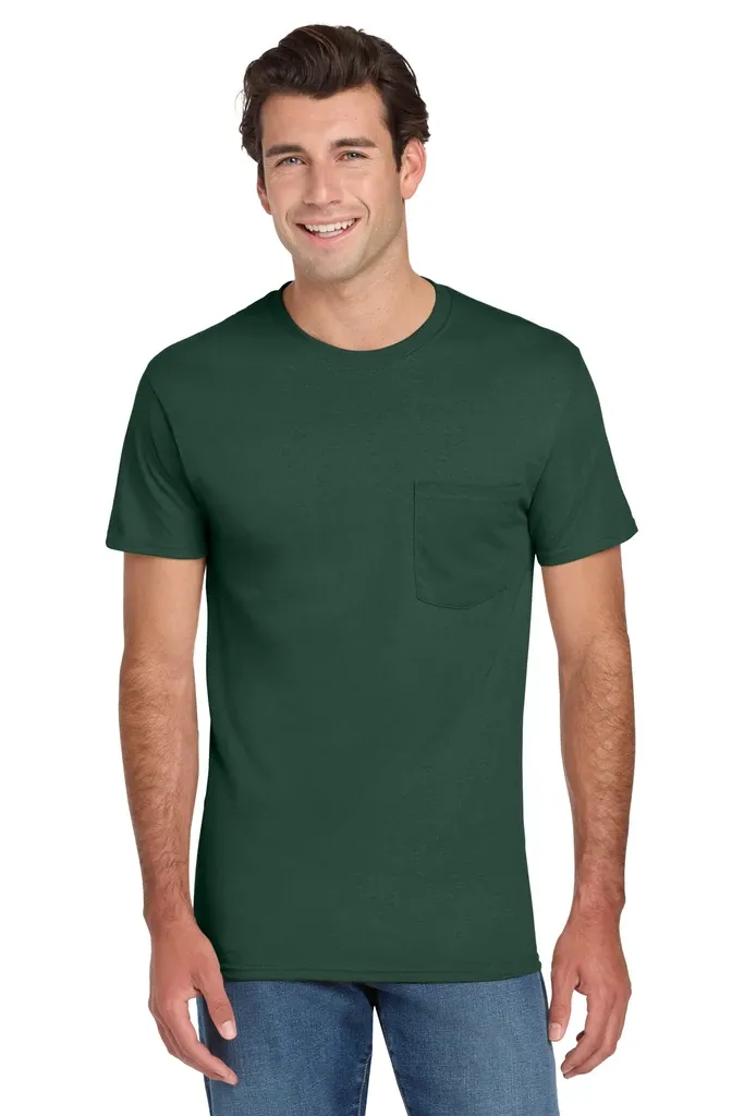 Jerzees® -  Dri-Power® 50/50 Cotton/Poly Pocket T-Shirt.  29MP - additional view 13