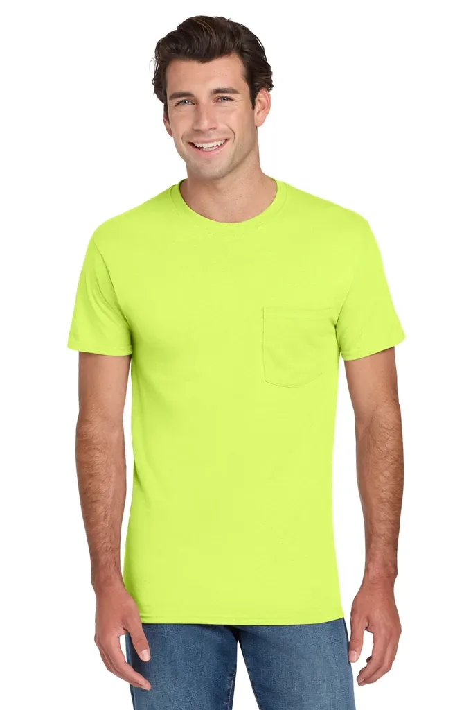 Jerzees® -  Dri-Power® 50/50 Cotton/Poly Pocket T-Shirt.  29MP - additional view 8