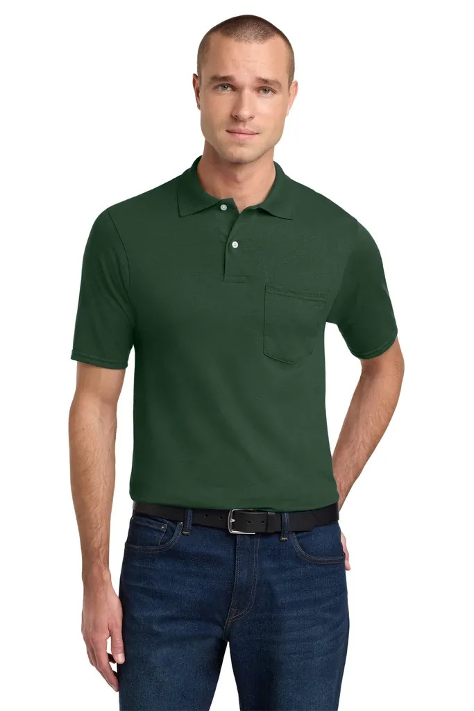 Jerzees® Dri-Power® Pocket Sport Shirt. 436MP - additional view 3