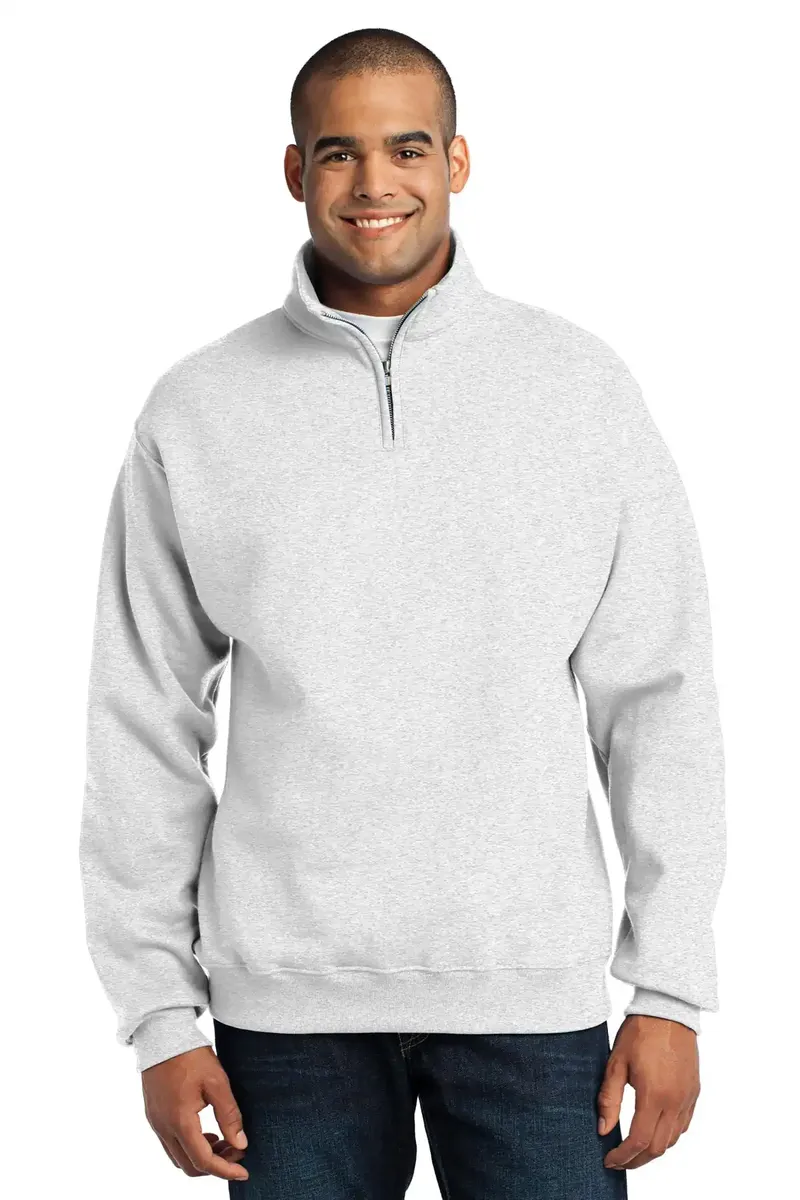 Jerzees® - NuBlend® 1/4-Zip Cadet Collar Sweatshirt. 995M - additional view 1