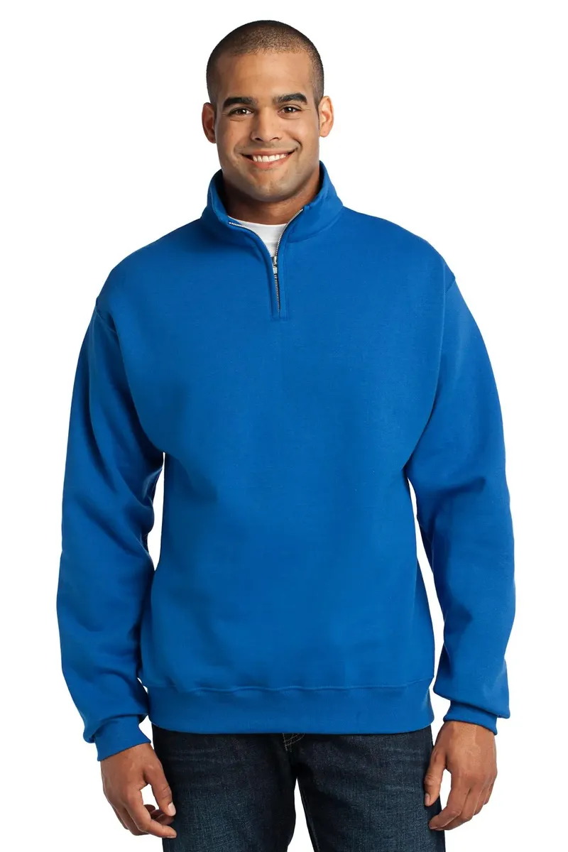 Jerzees® - NuBlend® 1/4-Zip Cadet Collar Sweatshirt. 995M - additional view 4