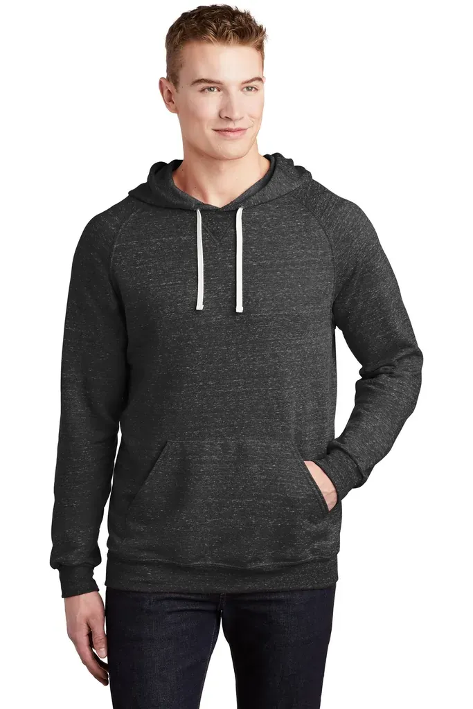Jerzees ® Snow Heather French Terry Raglan Hoodie 90M - additional view 3