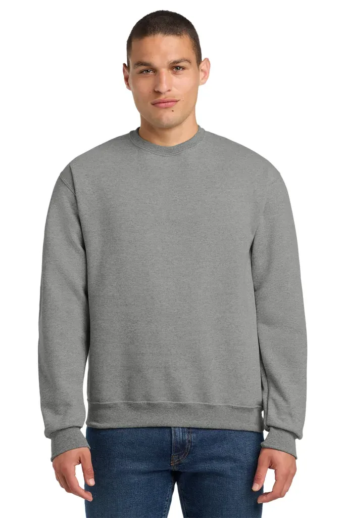 Jerzees® Super Sweats® NuBlend® - Crewneck Sweatshirt.  4662M - additional view 3