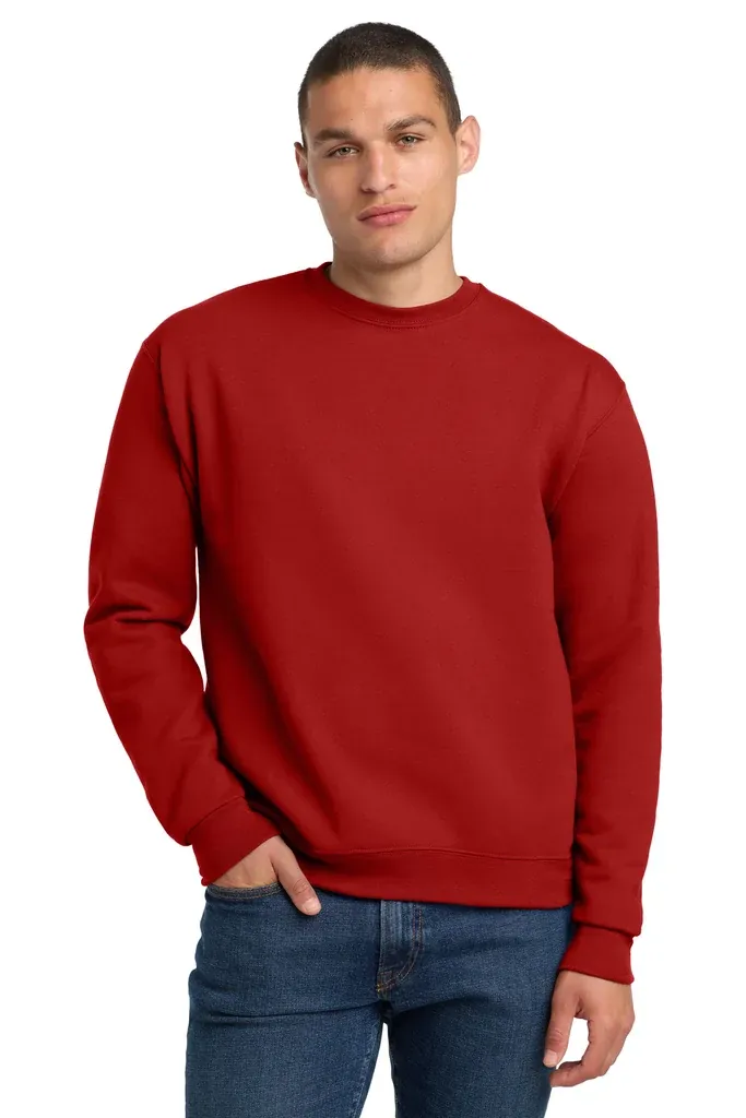 Jerzees® Super Sweats® NuBlend® - Crewneck Sweatshirt.  4662M - additional view 9