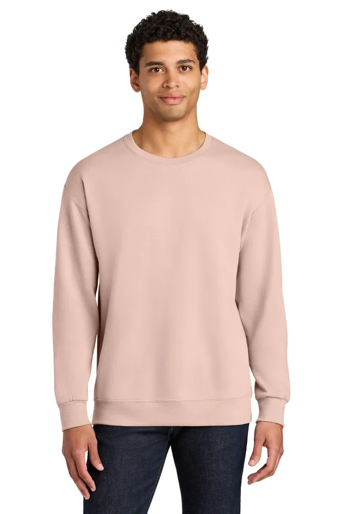 Jerzees Ultimate Unisex CVC Ring Spun Crewneck Sweatshirt IC48M - additional view 5