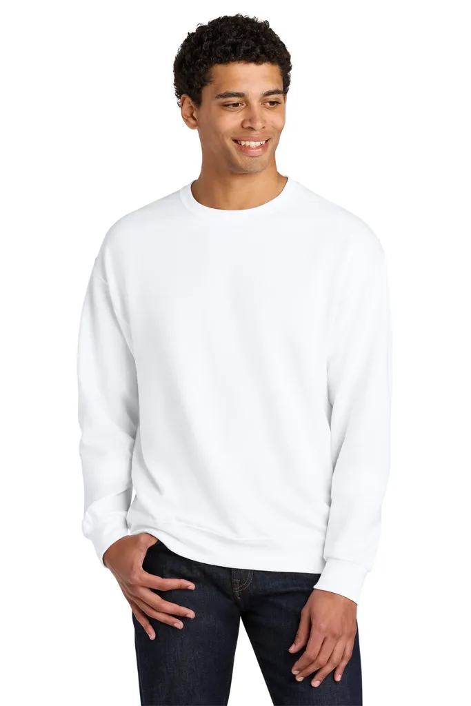 Jerzees Ultimate Unisex CVC Ring Spun Crewneck Sweatshirt IC48M - additional view 9