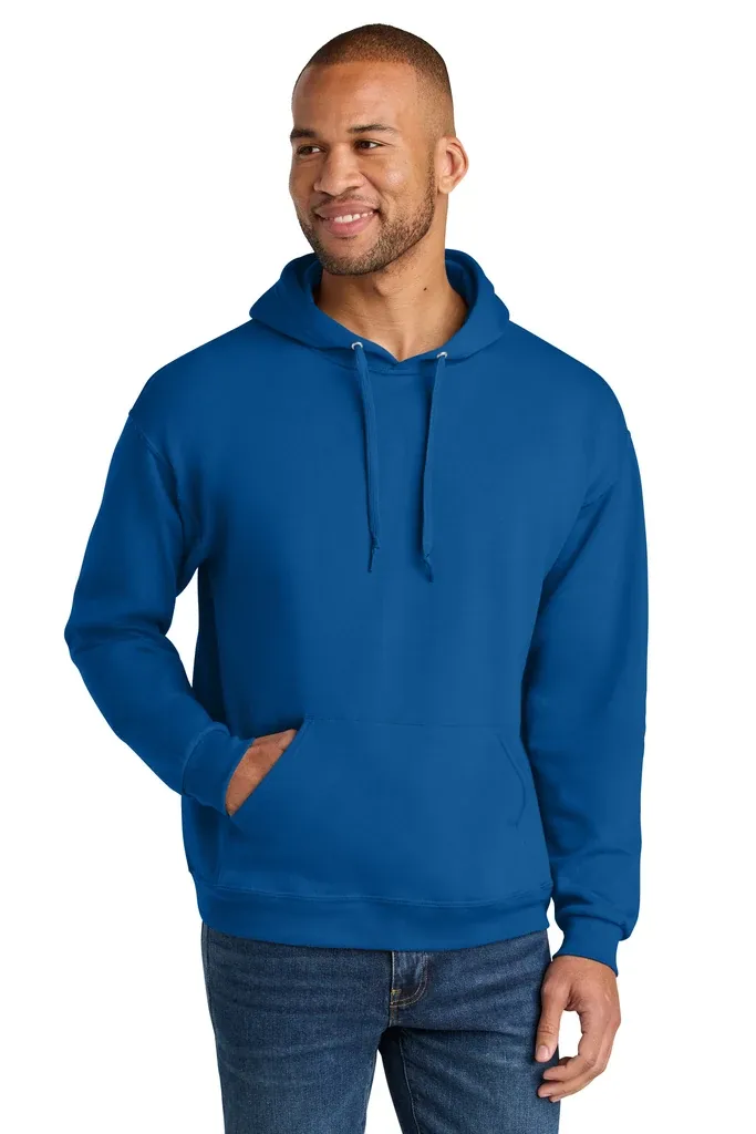 Jerzees Ultimate Unisex CVC Ring Spun Hooded Sweatshirt IC49M - additional view 12
