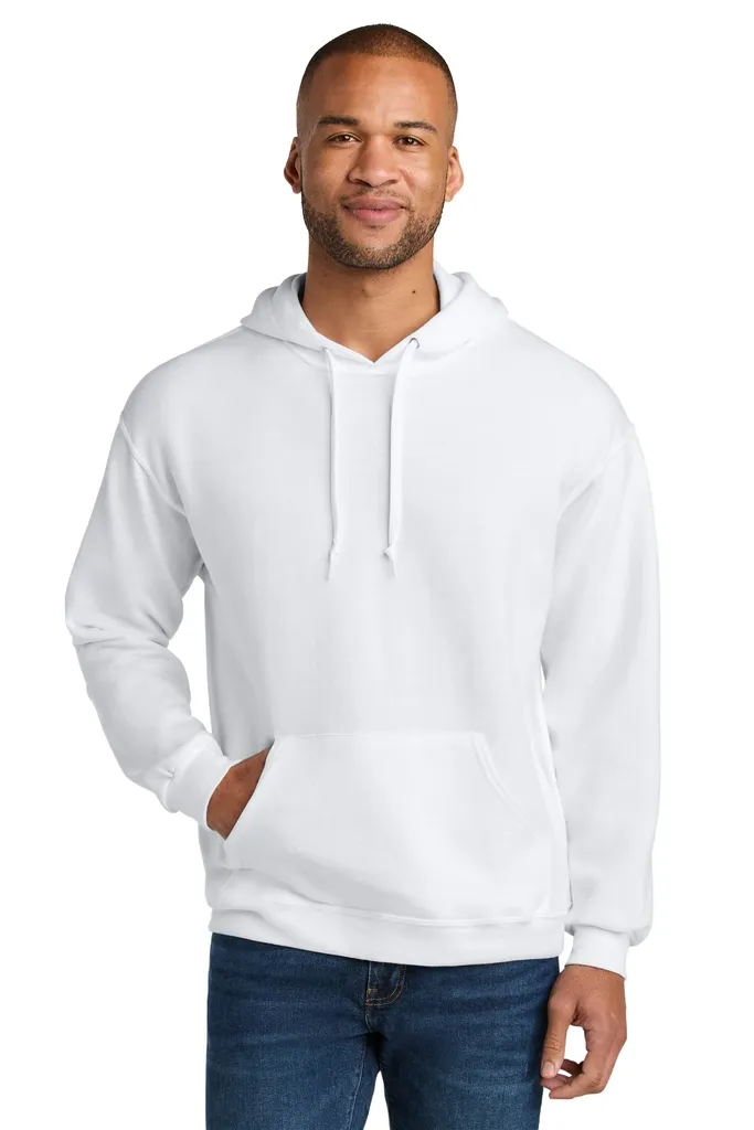 Jerzees Ultimate Unisex CVC Ring Spun Hooded Sweatshirt IC49M - additional view 3