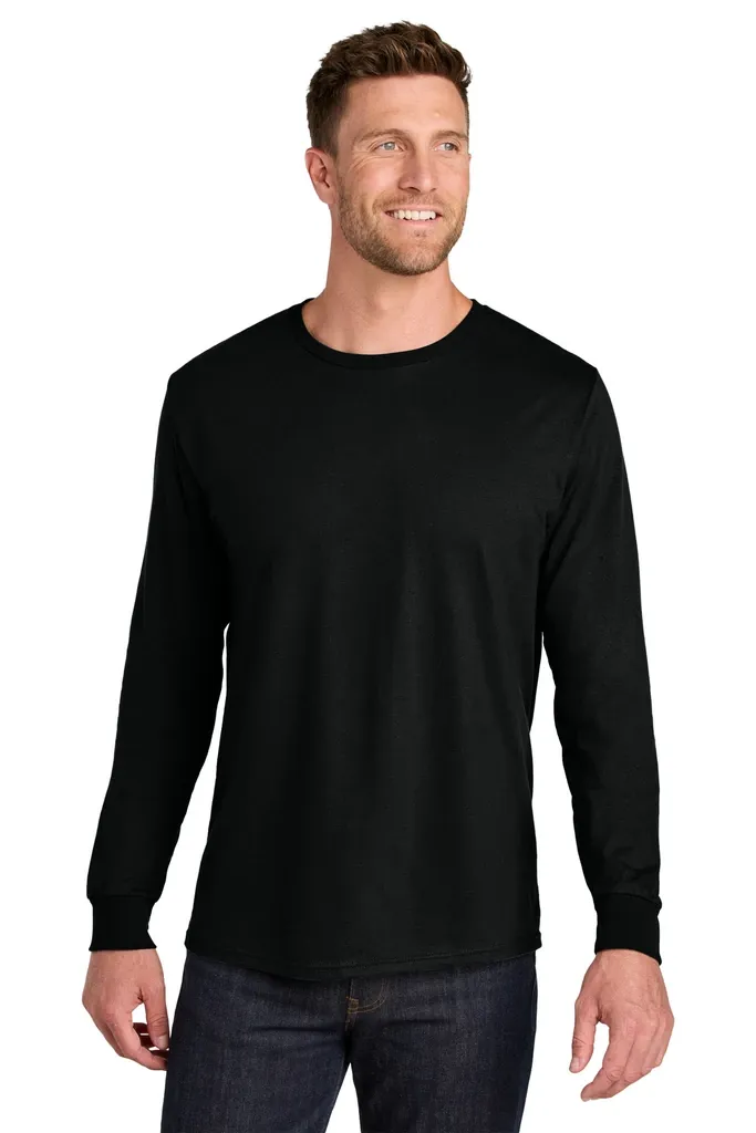 Jerzees Ultimate Unisex Ring Spun Long Sleeve T-Shirt IC46L - additional view 2