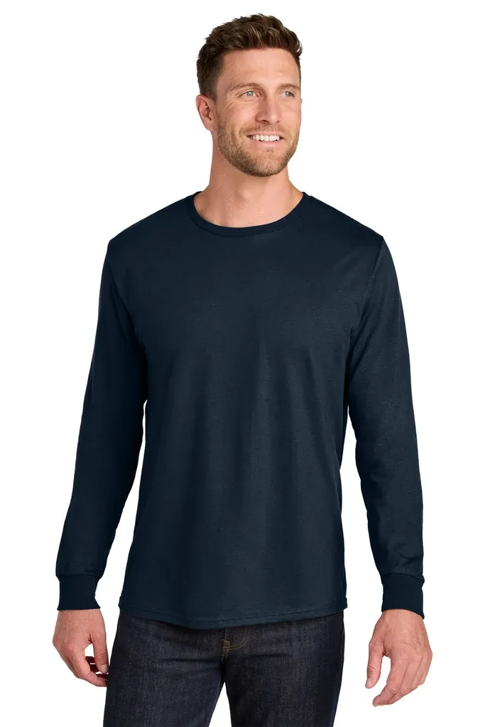Jerzees Ultimate Unisex Ring Spun Long Sleeve T-Shirt IC46L - additional view 8