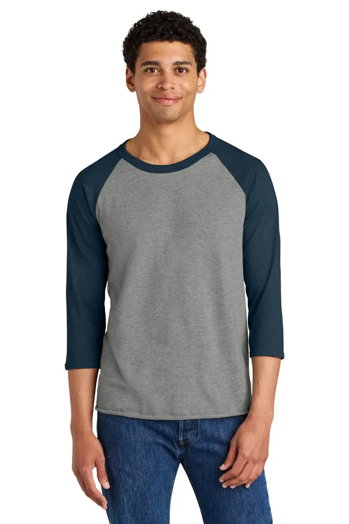 Jerzees® Unisex Premium Blend Combed Ring Spun 3/4-Sleeve Raglan 560R - additional view 9