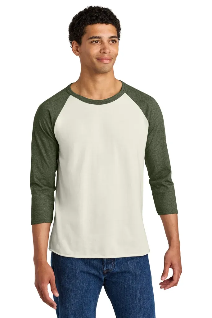 Jerzees® Unisex Premium Blend Combed Ring Spun 3/4-Sleeve Raglan 560R - additional view 5