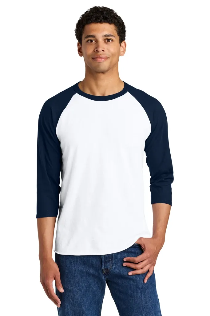 Jerzees® Unisex Premium Blend Combed Ring Spun 3/4-Sleeve Raglan 560R - additional view 6