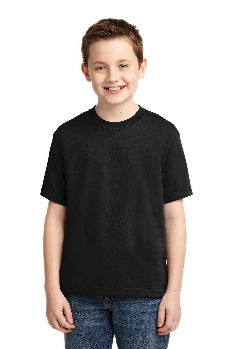 Jerzees® - Youth Dri-Power® 50/50 Cotton/Poly T-Shirt.  29B - additional view 2