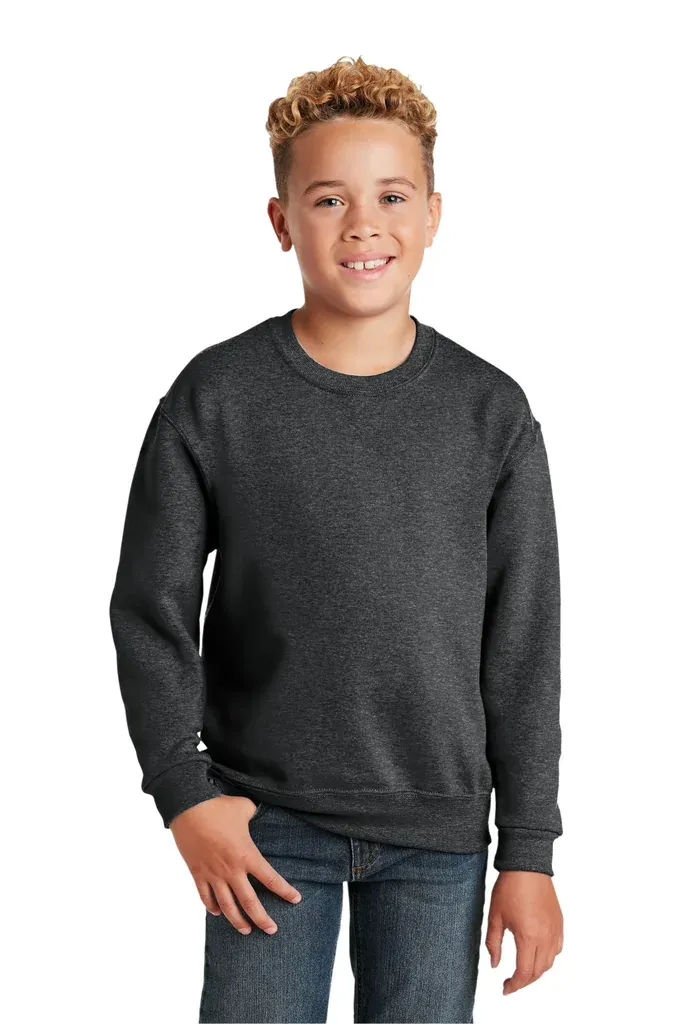 Jerzees® - Youth NuBlend® Crewneck Sweatshirt.  562B - additional view 1