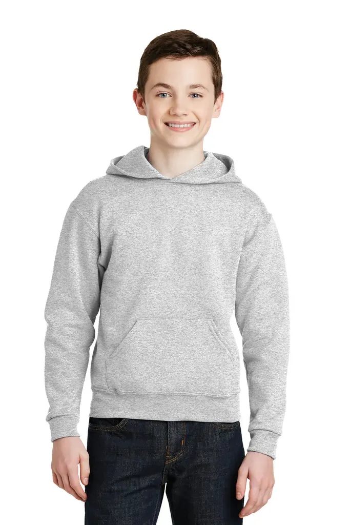 Jerzees® - Youth NuBlend® Pullover Hooded Sweatshirt.  996Y - additional view 9