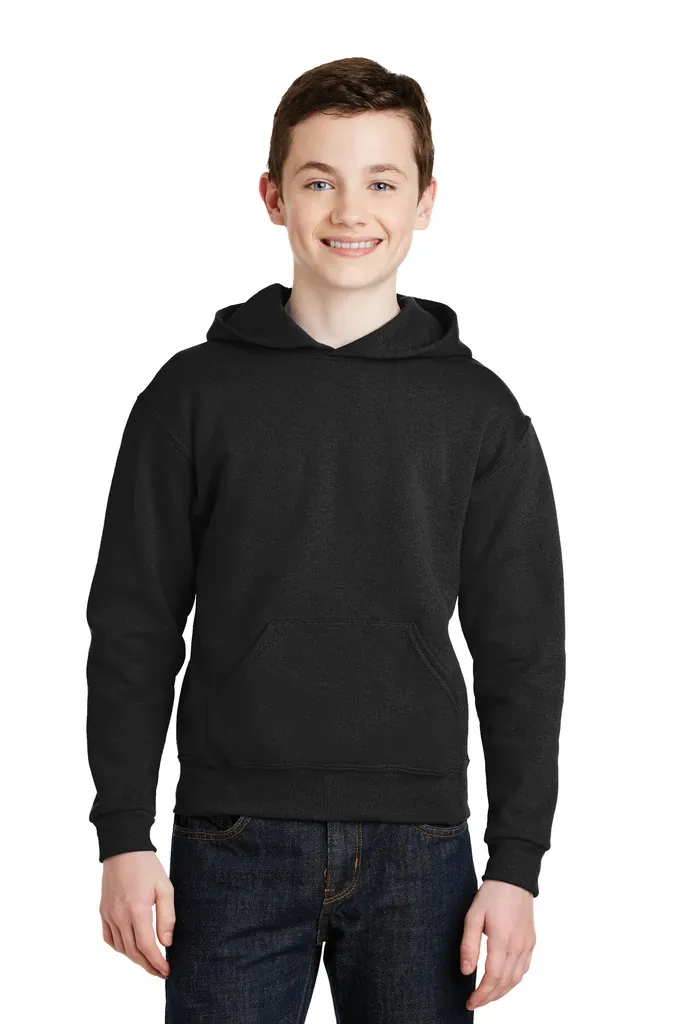 Jerzees® - Youth NuBlend® Pullover Hooded Sweatshirt.  996Y - additional view 2