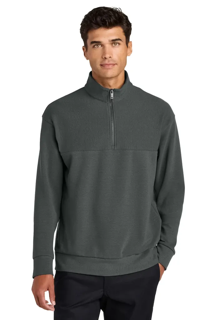 Mercer+Mettle® Linear Texture 1/4-Zip MM3040 - additional view 1