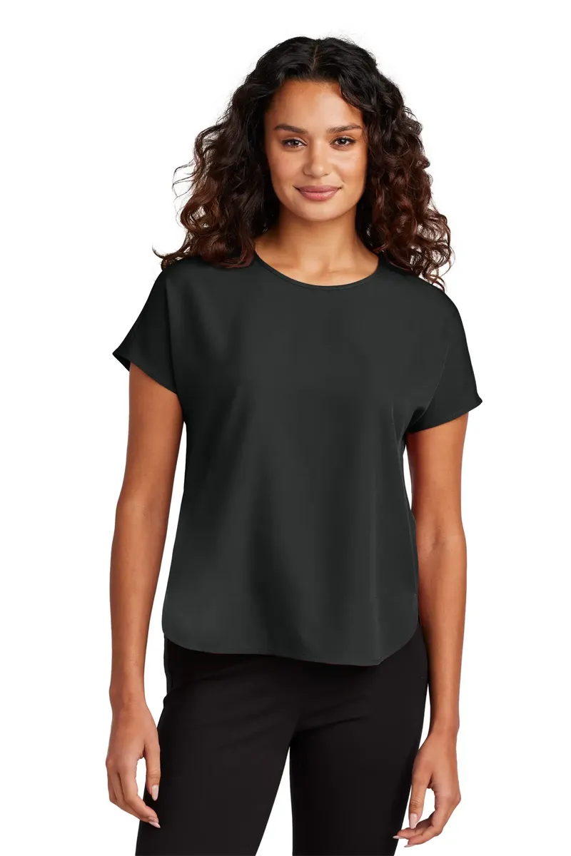 Mercer+Mettle® Women's Stretch Crepe Crew MM2015 - additional view 1