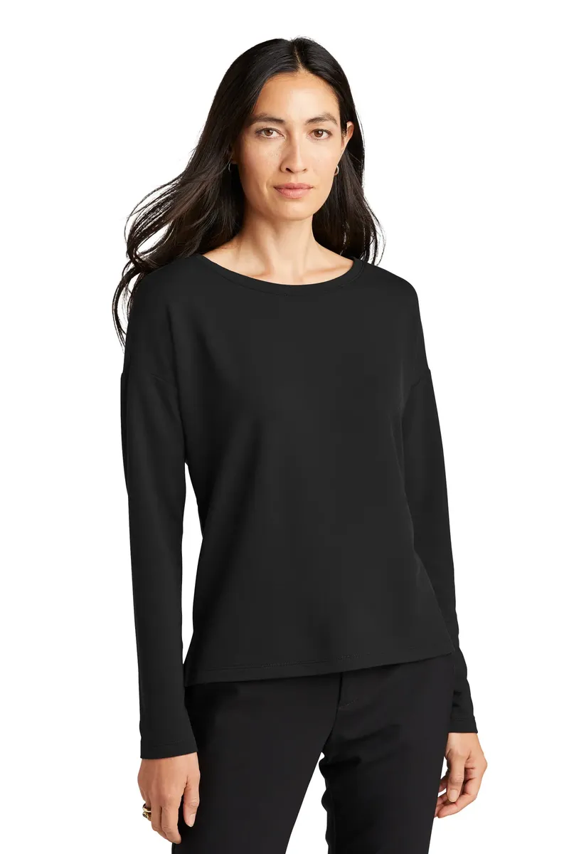 Mercer+Mettle® Women's Stretch Drop Shoulder Pullover MM3013 - additional view 2