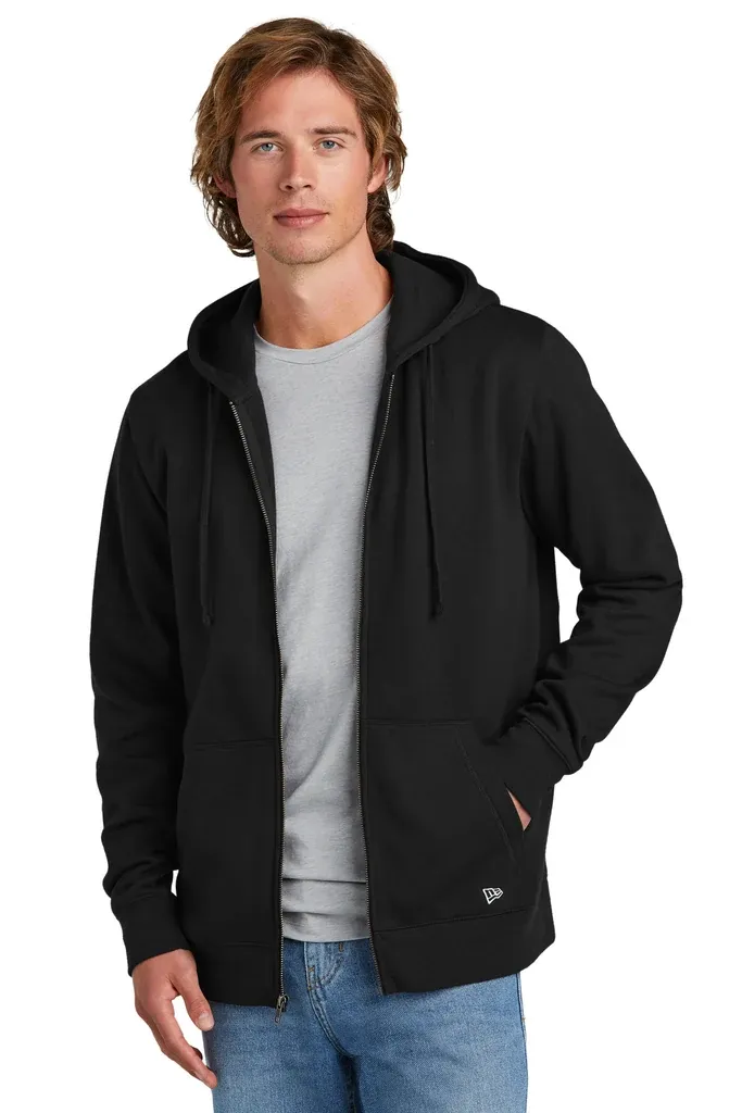New Era® Comeback Fleece Full-Zip Hoodie NEA551 - additional view 3