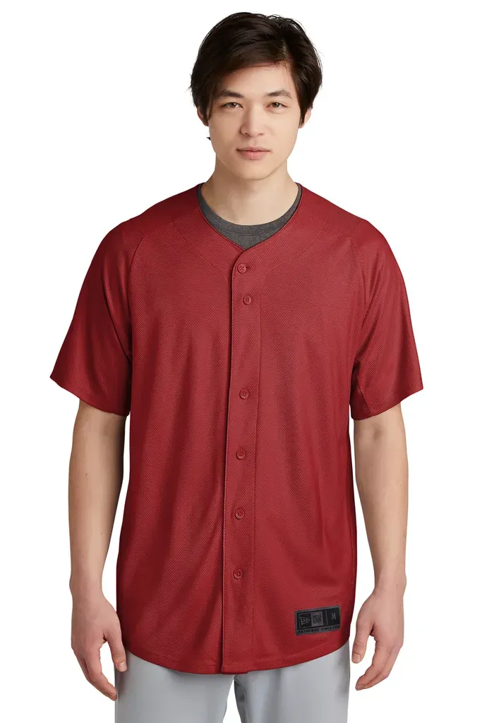 New Era ® Diamond Era Full-Button Jersey. NEA220 - additional view 2