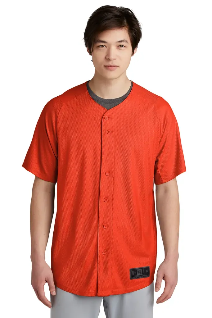 New Era ® Diamond Era Full-Button Jersey. NEA220 - additional view 1