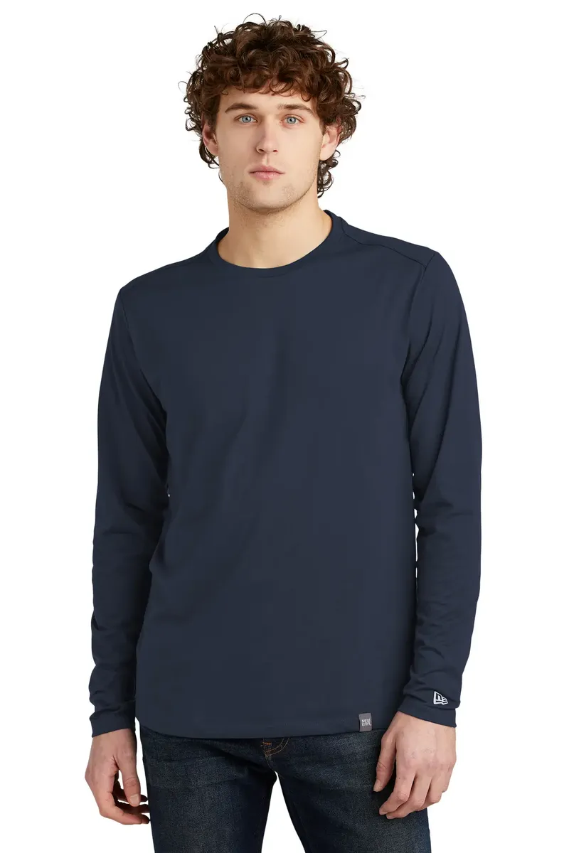 New Era ® Heritage Blend Long Sleeve Crew Tee. NEA102 - additional view 1