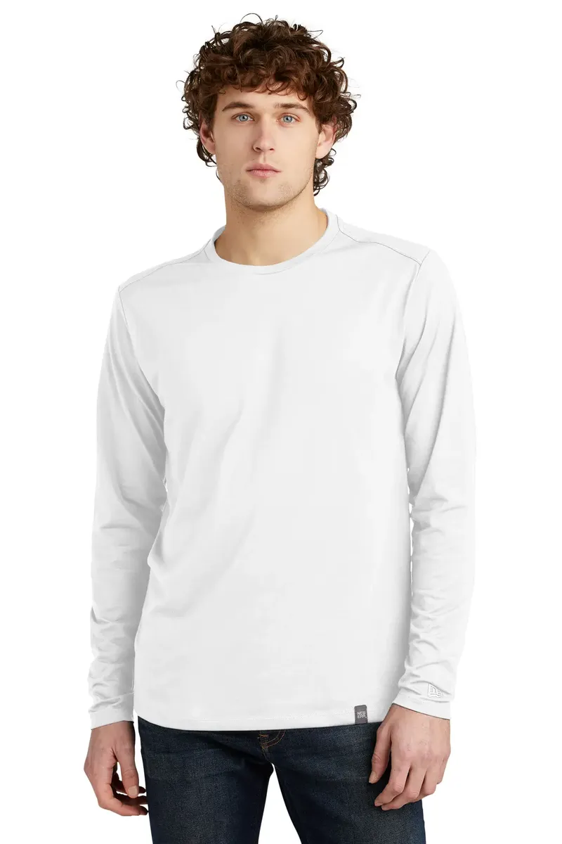New Era ® Heritage Blend Long Sleeve Crew Tee. NEA102 - additional view 6