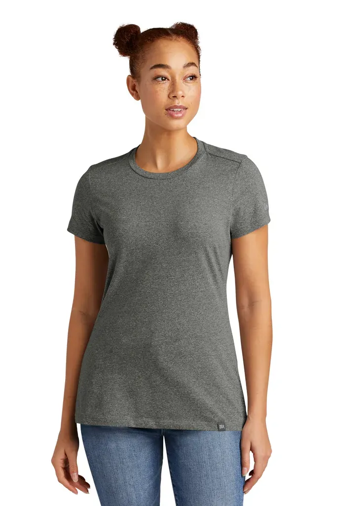 New Era ® Ladies Heritage Blend Crew Tee. LNEA100 - additional view 2