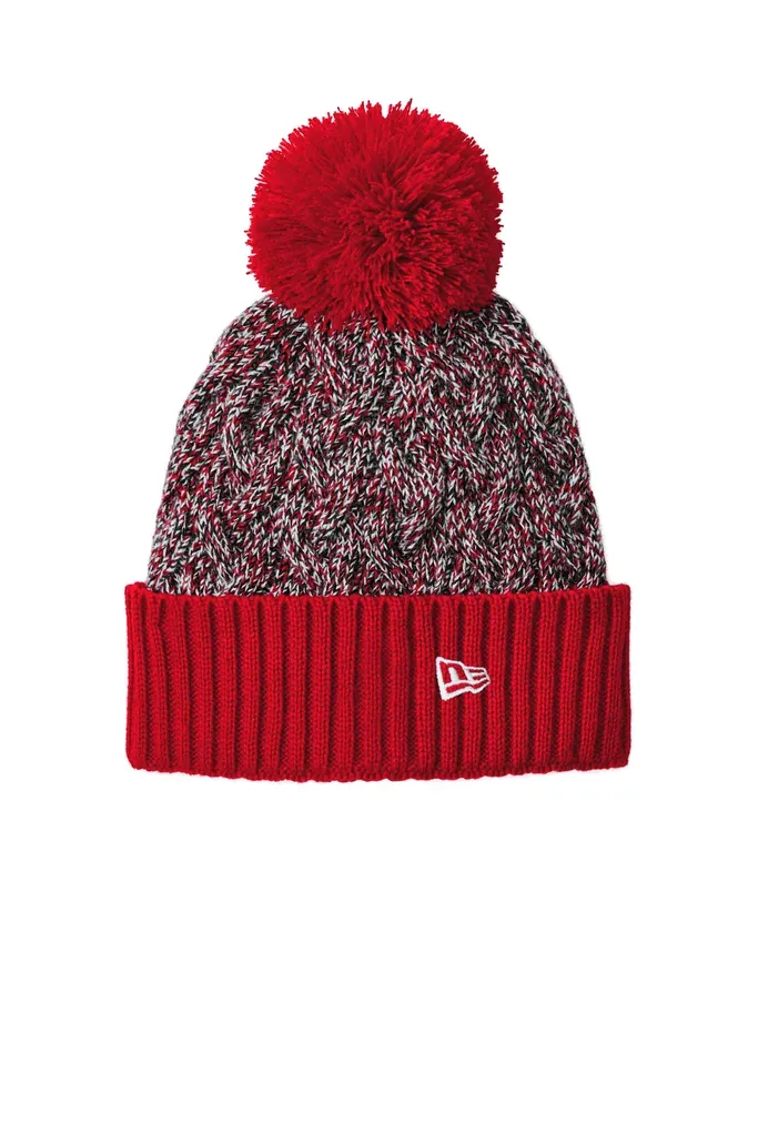 New Era® Marled Knit Pom Beanie NE910 - additional view 4