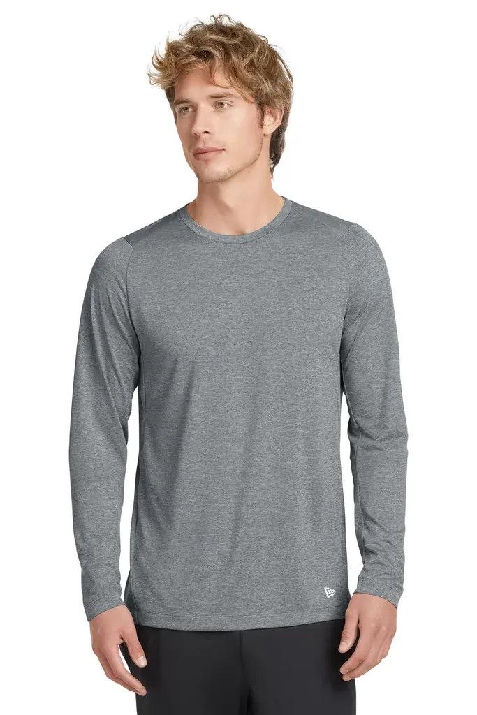 New Era ® Series Performance Long Sleeve Crew Tee. NEA201 - additional view 1
