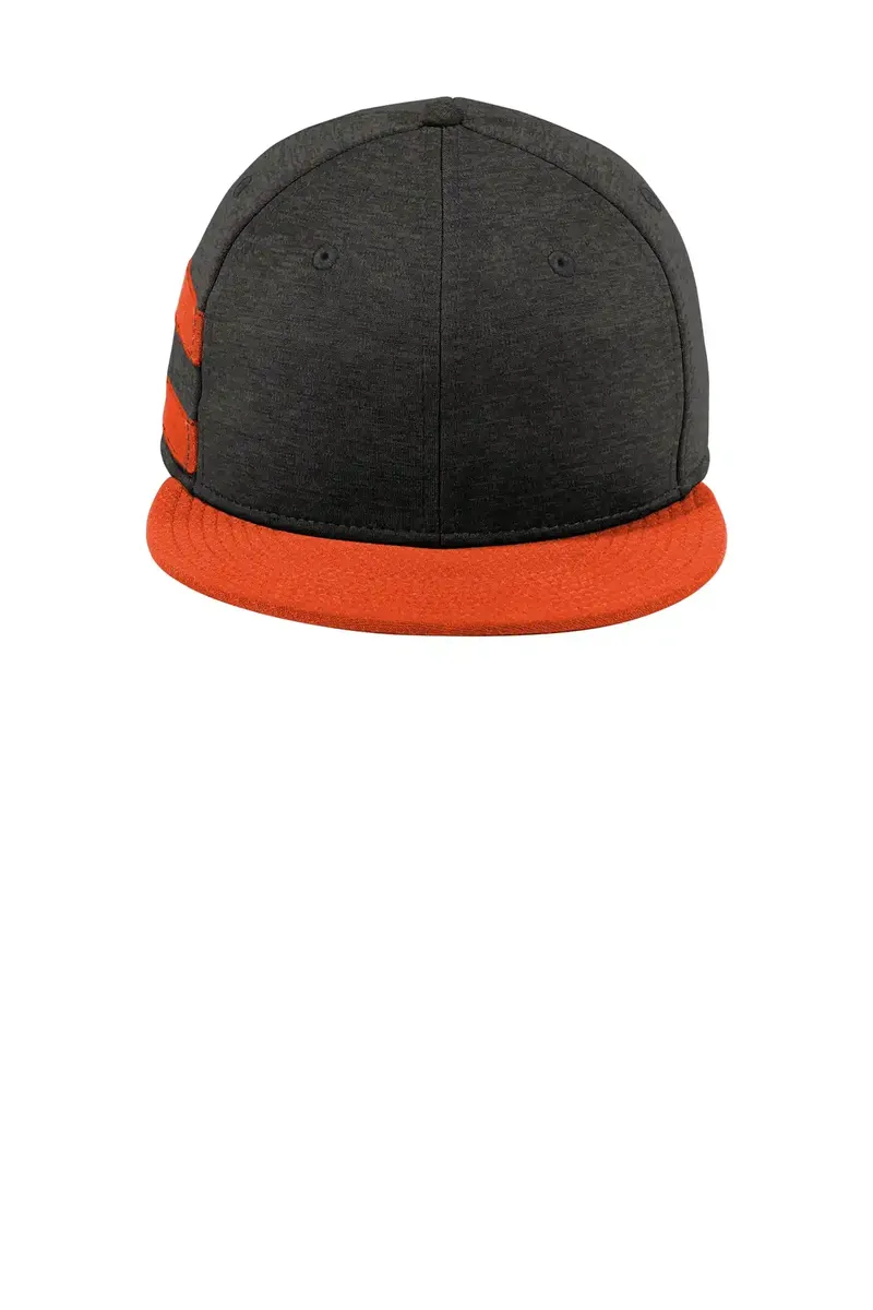 New Era ® Shadow Heather Striped Flat Bill Snapback Cap NE408 - additional view 2