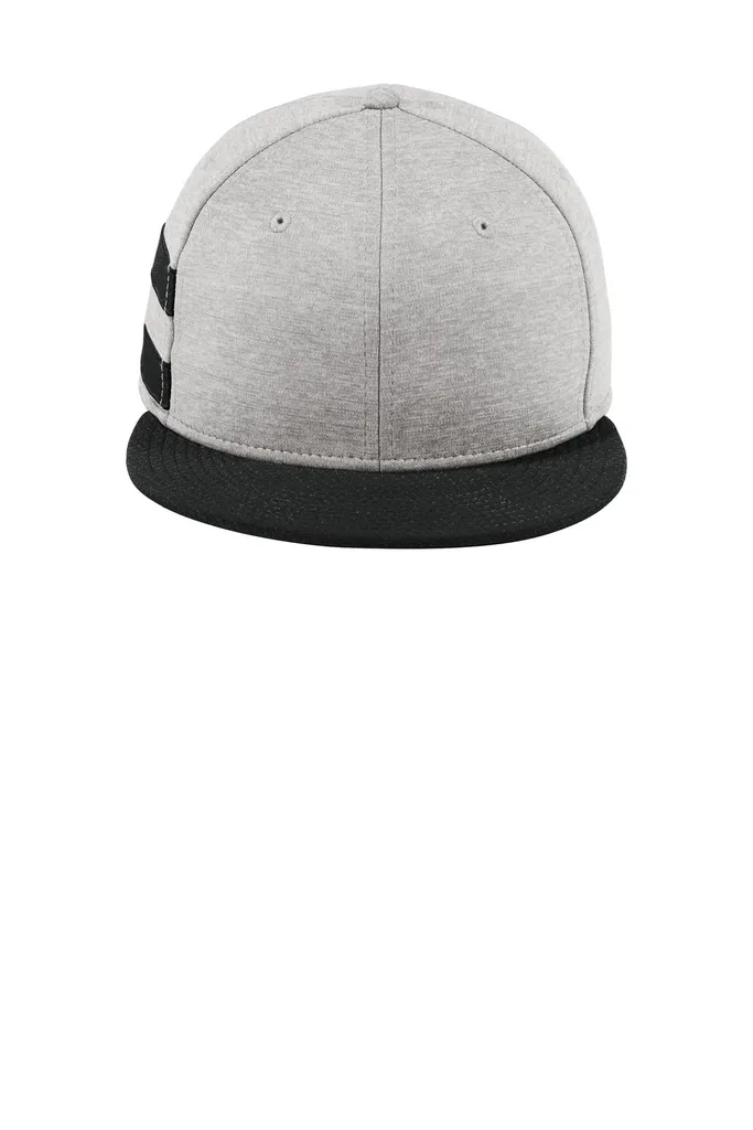 New Era ® Shadow Heather Striped Flat Bill Snapback Cap NE408 - additional view 4
