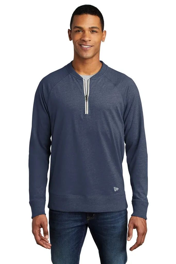 New Era ® Sueded Cotton Blend 1/4-Zip Pullover NEA123 - additional view 1