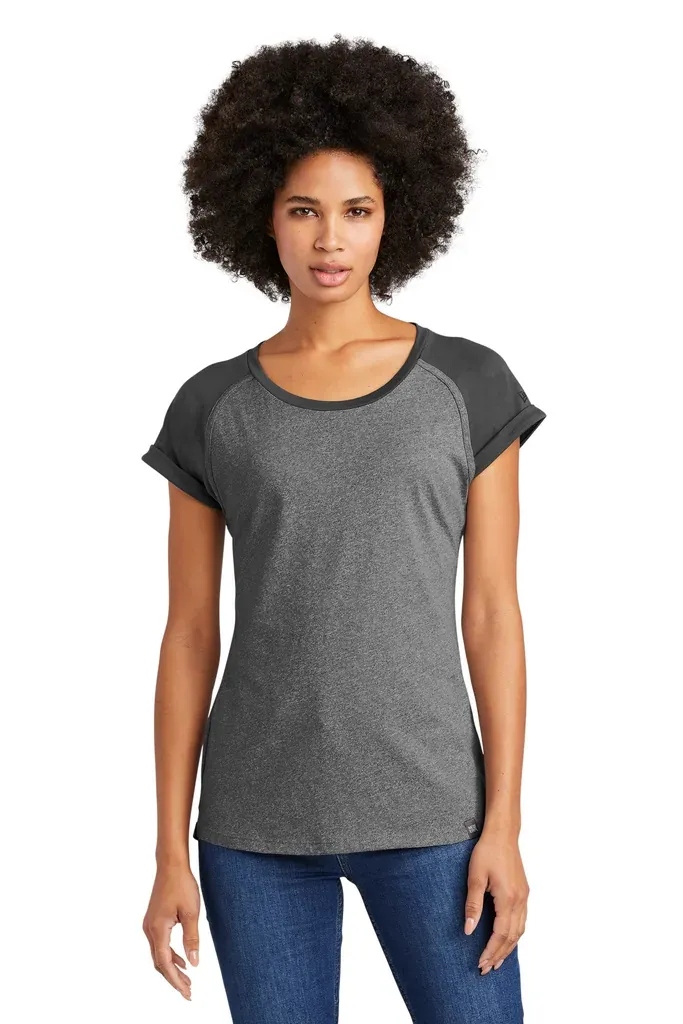 New Era ® Women's Heritage Blend Varsity Tee. LNEA107 - additional view 3