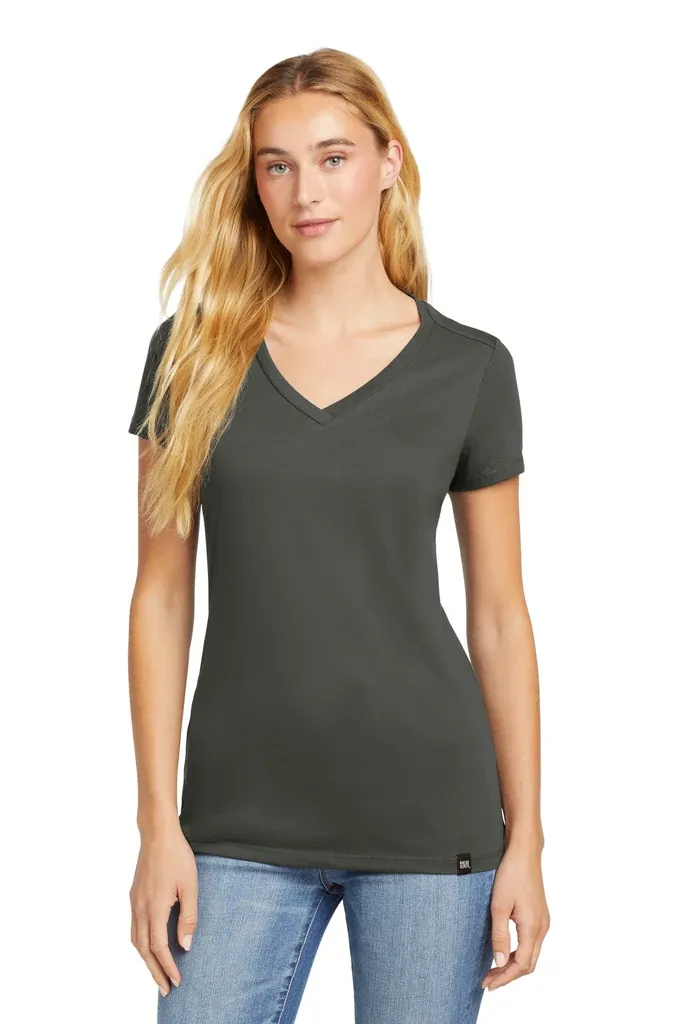 New Era ® Women's Heritage Blend V-Neck Tee. LNEA101 - additional view 4