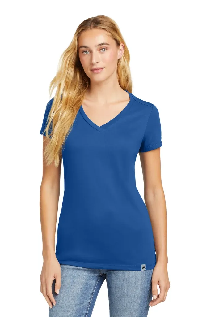 New Era ® Women's Heritage Blend V-Neck Tee. LNEA101 - additional view 3