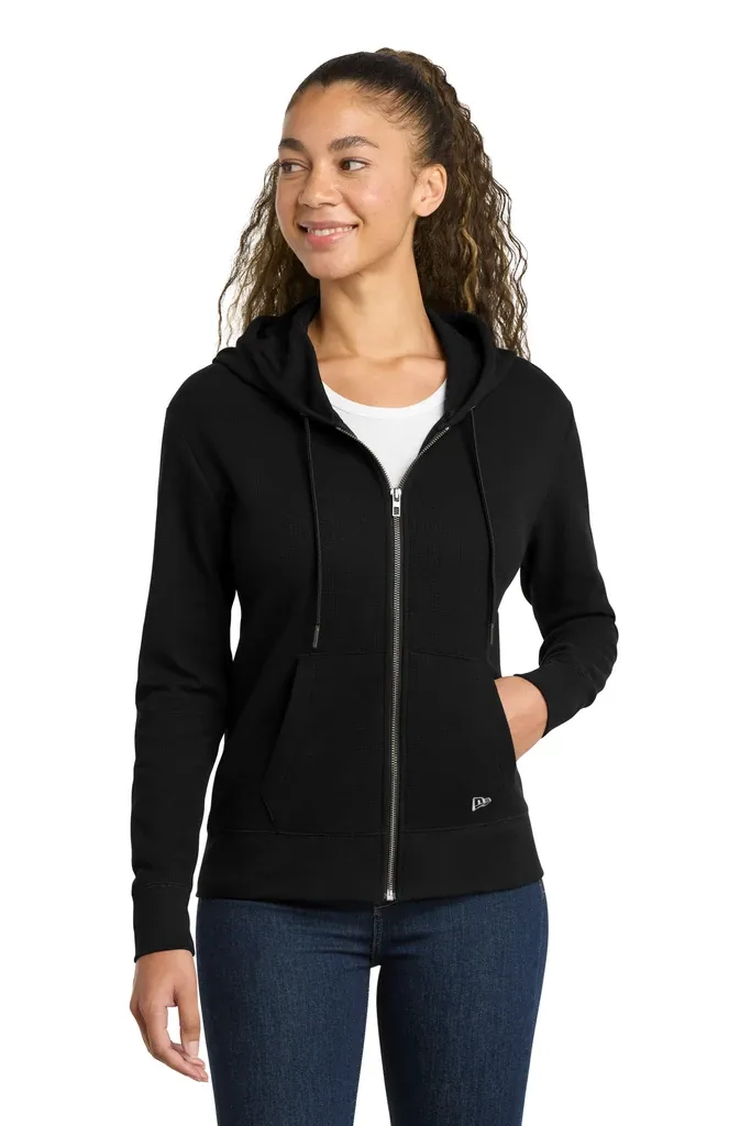 New Era® Women's Thermal Full-Zip Hoodie LNEA141 - additional view 3
