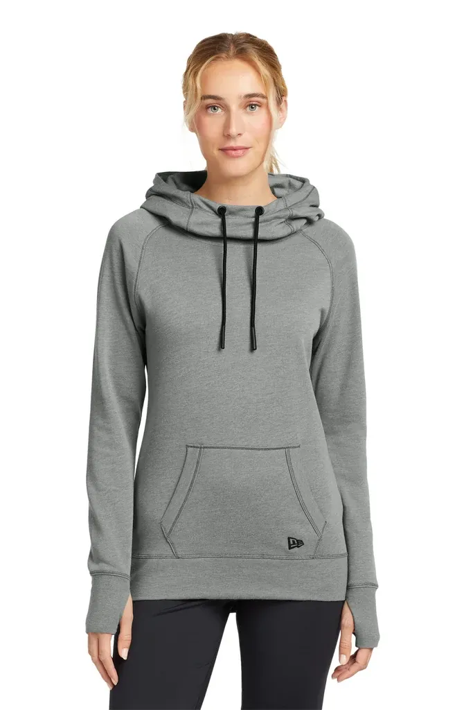 New Era ® Women's Tri-Blend Fleece Pullover Hoodie. LNEA510 - additional view 1