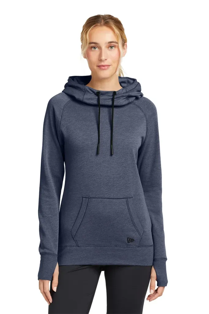 New Era ® Women's Tri-Blend Fleece Pullover Hoodie. LNEA510 - additional view 2