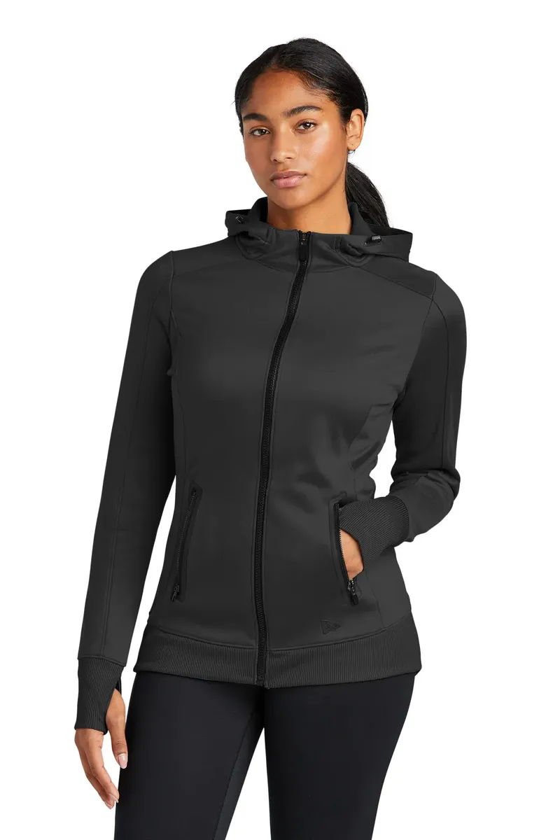New Era ® Women's Venue Fleece Full-Zip Hoodie. LNEA522 - additional view 3