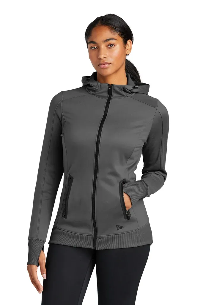 New Era ® Women's Venue Fleece Full-Zip Hoodie. LNEA522 - additional view 2