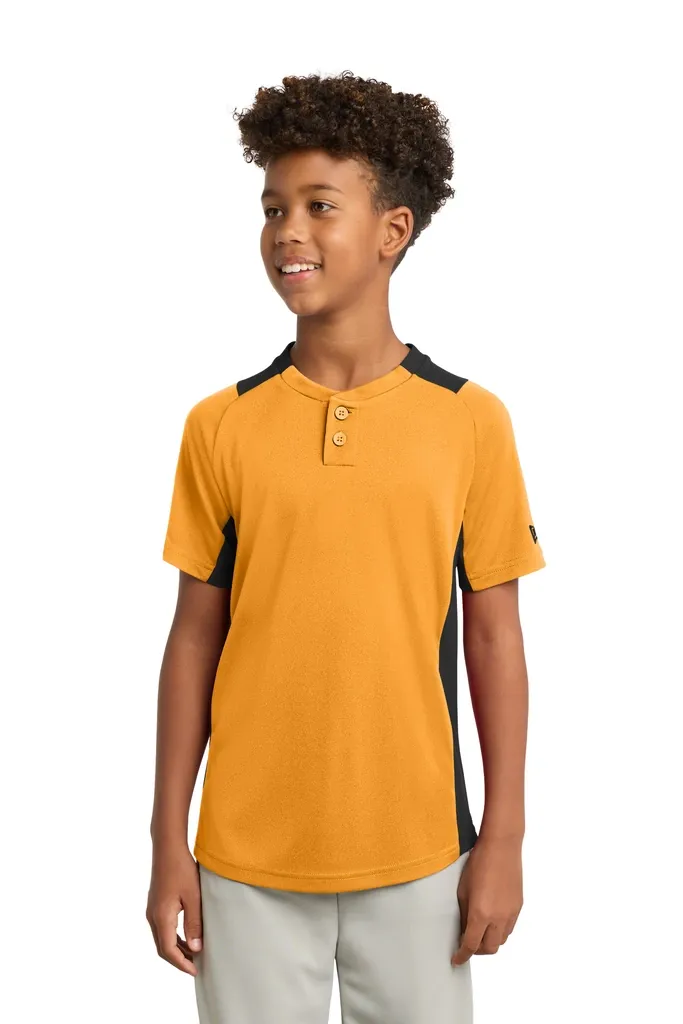 New Era ® Youth Diamond Era 2-Button Jersey. YNEA221 - additional view 2