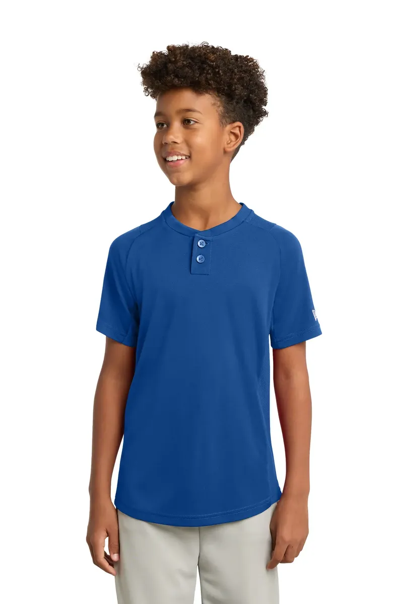 New Era ® Youth Diamond Era 2-Button Jersey. YNEA221 - additional view 4